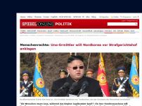 Bild zum Artikel: Menschenrechte: Uno-Ermittler will Nordkorea vor Strafgerichtshof anklagen