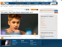 Bild zum Artikel: Unterschriften-Flut unter Petition - 
'Wir wollen, dass Justin Bieber abgeschoben wird'