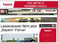Bild zum Artikel: Neuer Edel-Schlitten - Lewandowski fährt jetzt „Bayern“-Ferrari