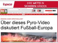 Bild zum Artikel: Griechenland - Über dieses Pyro-Video diskutiert Fußball-Europa