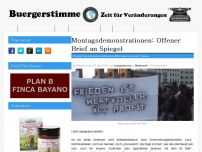 Bild zum Artikel: Montagsdemonstrationen: Offener Brief an Spiegel