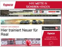 Bild zum Artikel: Torwart vor Comeback - Hier trainiert Neuer für Real