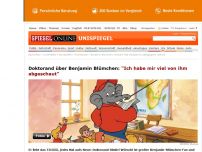 Bild zum Artikel: Doktorand über Benjamin Blümchen: 'Ich habe mir viel von ihm abgeschaut'