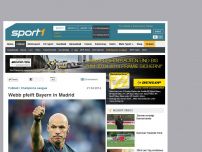 Bild zum Artikel: Webb pfeift Bayern in Madrid
