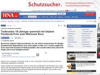 Bild zum Artikel: Todkranker 19-Jähriger sammelt mit letztem Facebook-Foto zwei Millionen Euro