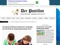 Bild zum Artikel: Grundschul-Pärchen bewirbt sich rechtzeitig um Kita-Platz für erstes gemeinsames Kind