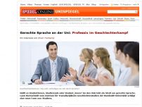 Bild zum Artikel: Gerechte Sprache an der Uni: Professix im Geschlechterkampf