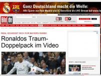 Bild zum Artikel: Real schießt sich warm - Ronaldos Traum-Doppelpack im Video