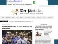 Bild zum Artikel: 60% aller Bayern-Fans plötzlich Anhänger von Real Madrid