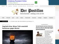 Bild zum Artikel: Osgiliath-Krise: Minas Tirith verschärft Sanktionen gegen Mordor