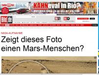 Bild zum Artikel: Nasa-Aufnahme - Zeigt dieses Foto einen Mars-Menschen?