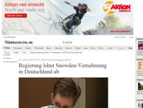 Bild zum Artikel: NSA-Untersuchungsausschuss: Regierung lehnt Snowden-Vernehmung in Deutschland ab