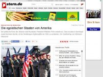 Bild zum Artikel: Rolle der USA in der Ukraine-Krise: Die egoistischen Staaten von Amerika