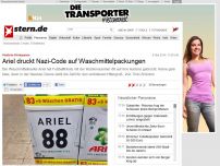 Bild zum Artikel: Peinliche Werbepanne: Ariel druckt Nazi-Code auf Waschmittelpackungen