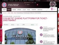 Bild zum Artikel: Presseerklärung:FCB bietet eigene Plattform für Ticket-Zweitmarkt
