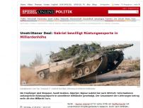 Bild zum Artikel: Umstrittener Deal: Gabriel bewilligt Rüstungsexporte in Milliardenhöhe