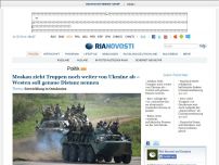 Bild zum Artikel: Moskau zieht Truppen noch weiter von Ukraine ab – Westen soll genaue Distanz nennen