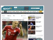 Bild zum Artikel: Robben schließt United-Wechsel aus