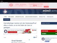 Bild zum Artikel: Internetbetrüger machen sich den Hackerangriff auf eBay zu Nutze, um an die Daten der User zu gelangen!