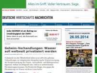 Bild zum Artikel: Geheim-Verhandlungen: Wasser soll weltweit privatisiert werden