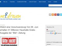 Bild zum Artikel: Welch eine Verschwendung! Am 06. Juni erhalten 41 Millionen Haushalte Gratis-Ausgabe der “Bild”- Zeitung