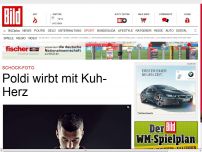 Bild zum Artikel: Poldis Schock-Foto - „Ich gebe mein Herz für die WM“