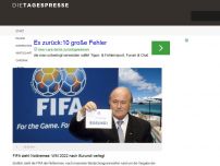 Bild zum Artikel: FIFA zieht Notbremse: WM 2022 nach Burundi verlegt