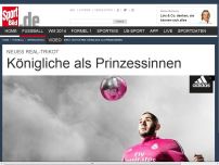 Bild zum Artikel: Königliche als Prinzessinnen Champions-League-Sieger Real Madrid hat die neuen Trikots für die kommende Saison vorgestellt. Die Überraschung: auswärts spielt Real jetzt ganz in Pink! »