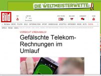 Bild zum Artikel: Vorsicht Viren-Mails! - Gefälschte Telekom- Rechnungen im Umlauf