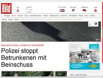 Bild zum Artikel: Polizei stoppt Macheten- Mann mit Beinschuss