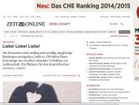 Bild zum Artikel: Partnerschaft: 
			  Liebe! Liebe! Liebe!