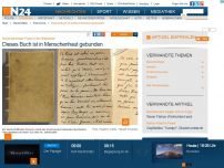 Bild zum Artikel: Schockierender Fund in der Bibliothek - 
Dieses Buch ist in Menschenhaut gebunden