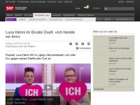 Bild zum Artikel: Luca Hänni im Bruder-Duell: «Ich heirate vor ihm»