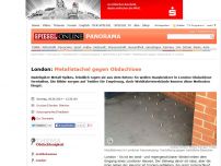 Bild zum Artikel: London: Metallstachel gegen Obdachlose