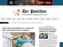 Bild zum Artikel: Klinik bietet Fußballhassern an, sie über die WM in künstliches Koma zu versetzen