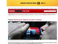 Bild zum Artikel: Türkei: Werbung für Alkohol ab sofort verboten
