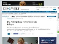 Bild zum Artikel: Gesundheitssystem: Die Altenpflege verschleißt die Pfleger