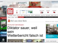 Bild zum Artikel: Kim platzt der Kragen! - Diktator sauer, weil sein Wetterbericht falsch ist