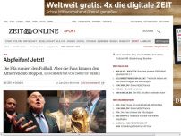 Bild zum Artikel: Fifa: 
			  Abpfeifen! Jetzt!