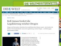 Bild zum Artikel: Afrika: Kofi Annan fordert die Legalisierung weicher Drogen