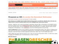 Bild zum Artikel: Phrasomat zur WM: So werden Sie Stammtisch-Weltmeister