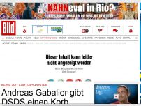 Bild zum Artikel: Keine Zeit für Jury-Job - Andreas Gabalier gibt DSDS einen Korb