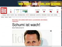 Bild zum Artikel: In Reha-Klinik verlegt - Schumi ist wach!