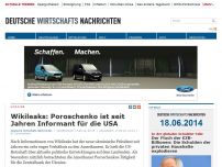 Bild zum Artikel: Wikileaks: Poroschenko ist seit Jahren Informant für die USA