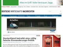 Bild zum Artikel: Deutschland betreibt eine völlig falsche Einwanderungs-Politik