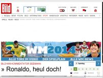 Bild zum Artikel: BILD-Kommentator - » Ronaldo, heul doch!