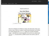 Bild zum Artikel: Gesellschaftskritik: 
			  Aus die Maus