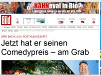 Bild zum Artikel: Jetzt hat Dirk Bach seinen Comedypreis