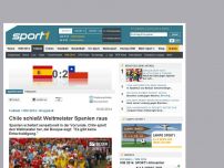 Bild zum Artikel: Chile schießt Weltmeister Spanien raus
