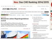 Bild zum Artikel: Bundesregierung: 
			  Ministerien ziehen Regenbogenfahnen zurück